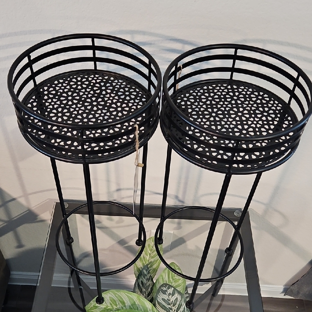 Bombay Black Metal Plant Stands